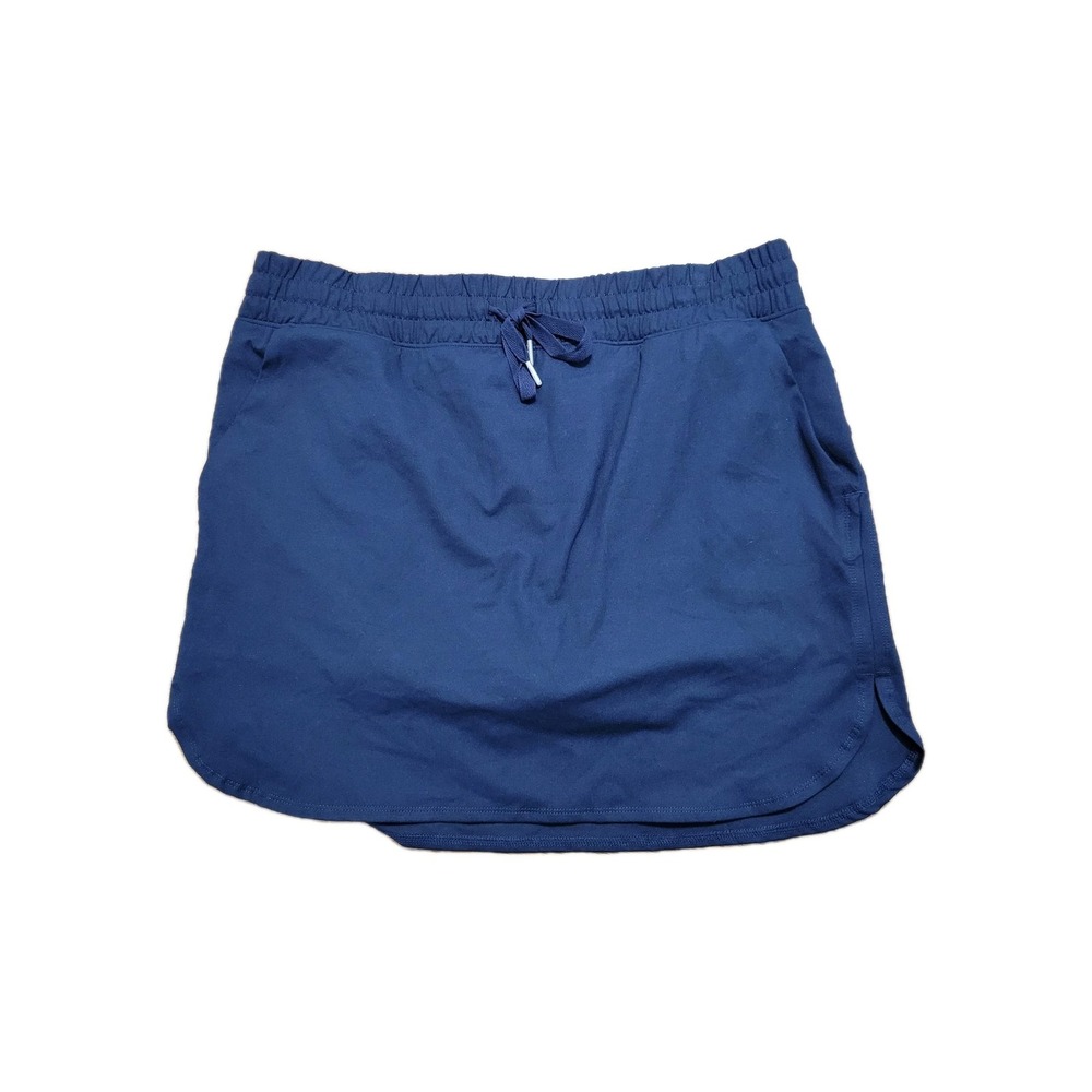 NEW Rachel Zoe The‎ Mini Skirt Skort Women's Navy Stretch Preppy Casual Size L